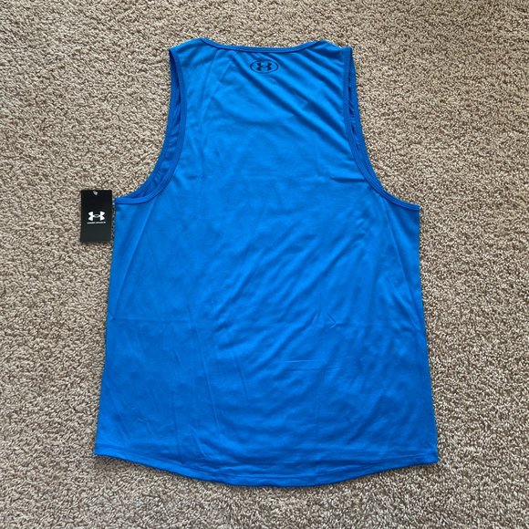 Under Armour Men's Tech Graphic Tank men blue - Picture 3 of 3